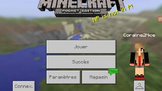 Comment mettre nimporte quel skin sur minecraft pe [upl. by Amalee385]