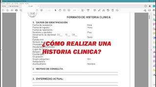 ¿Cómo realizar una Historia Clínica Semiología médica [upl. by Lenra]