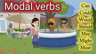 Modal verbs in English  Basic English conversation  Learn English  Sunshine English [upl. by Fae]