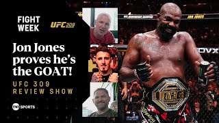 THE GOAT 🐐 Jon Jones Channels Bruce Lee To Retire Stipe UFC309 Review Show with Tom Aspinall 🍿 [upl. by Ahsiya562]