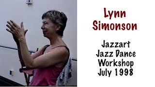 Lynn Simonson  Jazz Dance Class 1  Jazzart 1998 [upl. by Bergerac384]