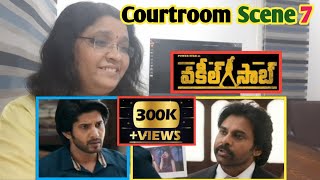 Vakeel Saab Courtroom Scene Pawan Kalyan Sriram Venu VAKEEL SAAB movie scenes Reaction [upl. by Sidon]