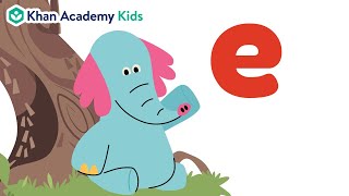 The Letter E  Letters and Letter Sounds  Learn Phonics with Khan Academy Kids [upl. by Tita]