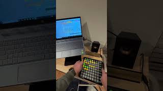 Reloop Spin v BOSS Loop Station RC1 v DJ Vinyl Record Sample v Novation Launchpad v Ableton Live [upl. by Zacherie427]