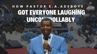 Watch as Pa Adeboye cracks everyone up before his sermon at ongoing 70th Birthday of Bishop Oyedepo [upl. by Siuoleoj]