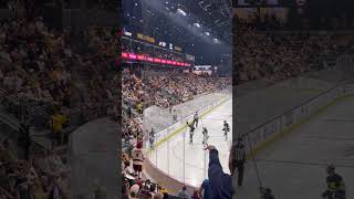 MICHIGAN GOAL CALLED OFF VS ASU ncaa wolverines michigan hockey hockey [upl. by Olvan819]