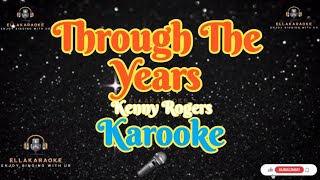 Through The YearsKenny RogerKaraoke [upl. by Nordine]