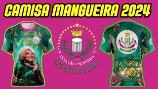 CAMISA DA MANGUEIRA CARNAVAL 2024  Camisa Camiseta Estação Primeira D Carnaval Enredo Mangueira [upl. by Negiam]