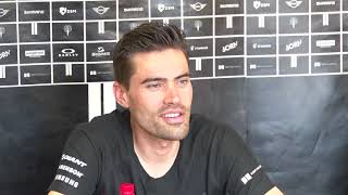 Tom Dumoulin  Press conference  Rest Day 1  Tour de France 2018 [upl. by Kotz]