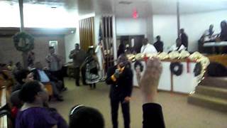 Erin Ministering At A Holy Ghost Party On 1126 At Moody Chapel [upl. by Romanas]