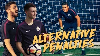 RABONA PENALTY  Bernardo Silva v Phil Foden  Alternative Penalties [upl. by Lempres122]