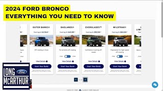 2024 FORD BRONCO CHANGES  Everything You NEED to Know Before ORDERING [upl. by Nosylla]