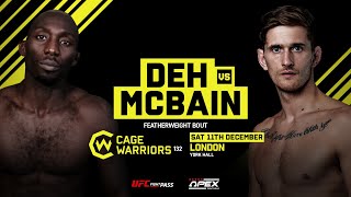 CW132 Paul McBain vs Konmon Deh [upl. by Sidra]