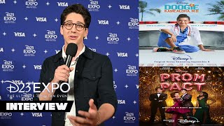 Milo Manheim  quotDoogie Kamealoha MDquot quotProm Pactquot Interview  D23 Expo 2022 [upl. by Doe678]