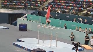 2024 Baku World Cup Parallel Bars Qualification  MATSUMI Kazuki JPN [upl. by Hazem]