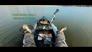 Perch fishing from a SavageGear High Rider Kayak [upl. by Laaspere]