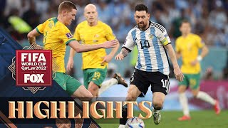 Argentina vs Australia Highlights  2022 FIFA World Cup  Round of 16 [upl. by Ashlee]