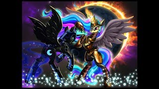 MLPFIM Princess☀️Celestia X Nightmare🌑Moon  Tribute  My Immortal Band Version [upl. by Titus955]