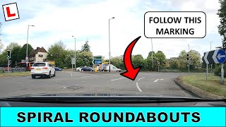 SPIRAL ROUNDABOUTS Roundabout Driving [upl. by Marline]