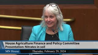 House Agriculture Finance and Policy Committee 22924 [upl. by Aicirtak776]