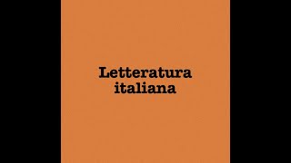 Letteratura italiana  LOttocento  prima parte [upl. by Goer]