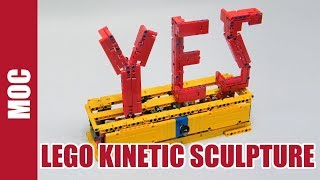 Lego Technic  Kinetic Sculpture  Yes  No By Nico71 [upl. by Minda387]