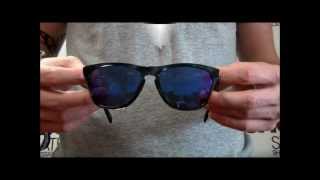 Oakley Acid Black Frogskins Sunglasses Review  24313 [upl. by Puna794]