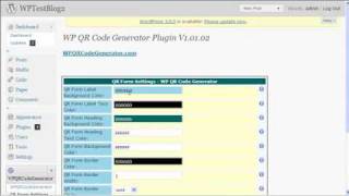WP QR Code Generator [upl. by Warp168]