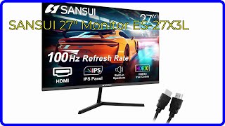 REVIEW 2024 SANSUI 27quot Monitor ES27X3L ESSENTIAL details [upl. by Angela]