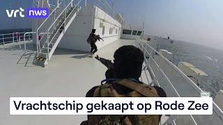 Houthirebellen kapen schip uit wraak voor oorlog in Gaza [upl. by Raseda]