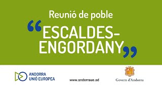 Andorra  Unió Europea Reunió de poble ESCALDESENGORDANY [upl. by Revkah]