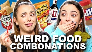 WEIRD Food Combinations People Love  Merrell Twins [upl. by Nitsuga975]