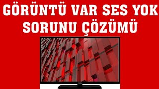 Vestel TV Görüntü Var Ses Yok Sorunu Çözümü [upl. by Dnilazor]