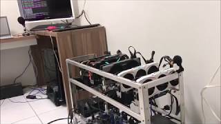 RIG DE MINERAÇÃO  MINERANDO ETHEREUM NA NANOPOOL COM HIVE OS [upl. by Ayvid]