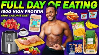 Full Day of Eating 1500 Calories  150g High Protein Diet [upl. by Cato]