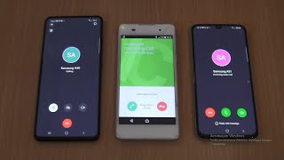 Tam Tam Incoming call amp Outgoing call at the Same Time Samsung Galaxy A51A40Sony Xperia E5 [upl. by Esma]