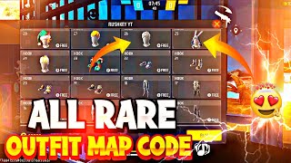 all rare outfit craftland map code😲free fire rare bundle craftland map codefree fire craftland map [upl. by Esiuolyram]