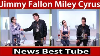 Miley Cyrus Jimmy Fallon Get Silly With NBD Skit video [upl. by Glennie]