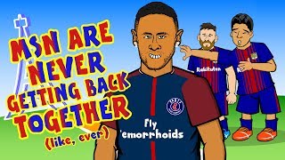 NEYMAR SIGNS FOR PSG😢MSN are never getting back together😢 [upl. by Ltsyrk]