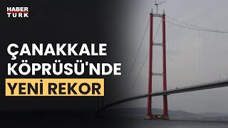 1915 Çanakkale Köprüsüne quotyeni simgesiylequot yeni rekor [upl. by Akili]