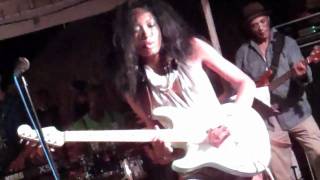 Malina Moye Plays Foxy Lady on the Beach in Curacao [upl. by Ademordna]