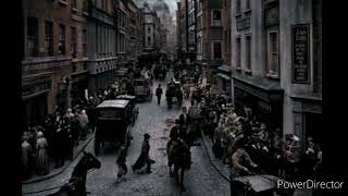 Crowdy busy Victorian London streets ASMR sounds  Ambience by SFX Channel [upl. by Damalas]