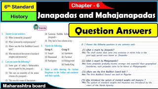 Class 6 History Chapter 6 The Early States Janapadas and Mahajanapadas Question Answer  SST NEP [upl. by Mehetabel486]