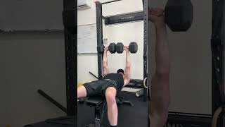 DB Chest Press 12 Reps x 6 sets [upl. by Bebe571]