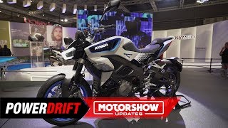 2021 Kymco RevoNex  A geared electric sportbike  EICMA 2019  PowerDrift [upl. by Apeed]