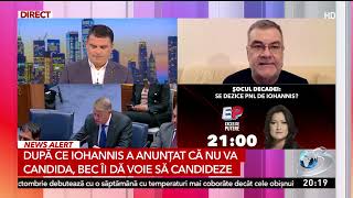 Teodorescu după scandalul PSDPNL de o săptamână pe legea lui Iohannis Apar oportunităţi [upl. by Acireit914]