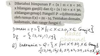 diketahui himpunan p himpunan bilangan ganjil di antara 11 dan 20dan q himpunan bilangan genap [upl. by Kaitlin]