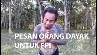 MEMBUKA PIKIRAN Pesan Orang Dayak untuk FPI Tentang Tuhan dan Agama [upl. by Vaclava753]