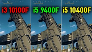 i3 10100F vs i5 9400F vs i5 10400F Test in Call of Duty Warzone [upl. by Kendyl]