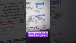 Créer un site WordPress gratuit avec lhébergement web infinityfree [upl. by Marlene]